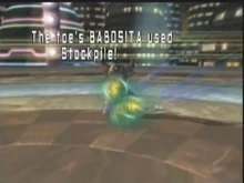 Gastrodon usando reserva en Pokémon Battle Revolution.