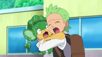 EP773 Cilan y Pansage asustados