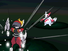 Bisharp usando represión metal en la quinta generación.