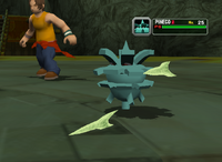 Pineco usando pin misil en Pokémon Colosseum.