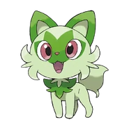 Sprigatito, el Pokémon Gato Planta