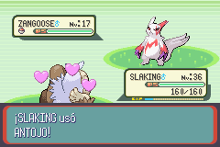 Slaking usando antojo en la tercera generación.