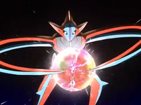 Deoxys usando psicoataque.