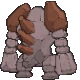 Imagen posterior de Regirock en la sexta y séptima generación