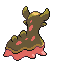Imagen posterior de Gastrodon este variocolor macho o hembra en la quinta generación