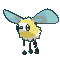 Imagen de Cutiefly en Pokémon Sol y Pokémon Luna