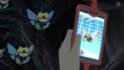 EP1180 varios Ninjask en un vagón del tren fantasma