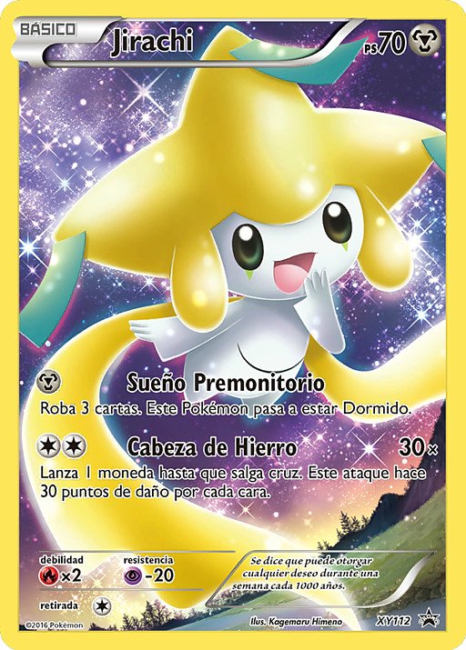 Jirachi Xy Promo 112 Tcg Wikidex Fandom