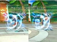 Cresselia usando reflejo en Pokémon Battle Revolution.