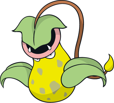 planta carnivora, parece un pokemon, po5i