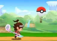Globo de una Poké Ball en el juego.