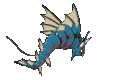 Imagen posterior de Mega-Gyarados en la sexta y séptima generación