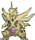 Imagen de Mega-Tyranitar variocolor en Pokémon X, Pokémon Y, Pokémon Rubí Omega, Pokémon Zafiro Alfa, Pokémon Sol y Pokémon Luna