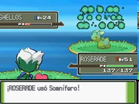 Roserade usando somnífero en la cuarta generación.