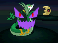 Serperior usando deslumbrar en la quinta generación.