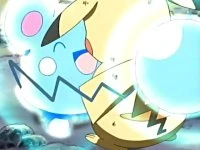 EP411 azurill usando alivio en Pikachu.jpg (9 kB) Azurill de Misty usando alivio. Su cuerpo se ilumina...