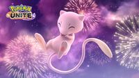 Mew disponible en Pokémon UNITE.