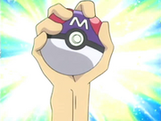 Master Ball en el anime.