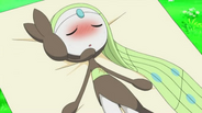 Meloetta cantando.