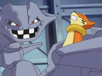 EP577 Steelix usando atadura con Buizel