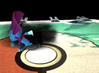 Weavile usando falso tortazo en Super Smash Bros. Brawl.