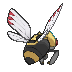 Imagen posterior de Ninjask en la sexta y séptima generación