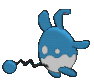 Imagen posterior de Azumarill en la sexta y séptima generación