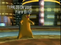 Envite ígneo PBR.gif (1,89 MB) Typhlosion usando envite ígneo en Pokémon Battle Revolution.