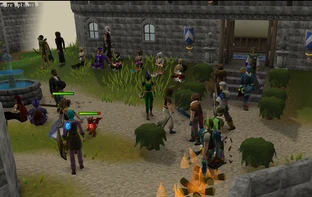 La entrada del castillo de Lumbridge.