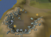 Swamp mine with coal