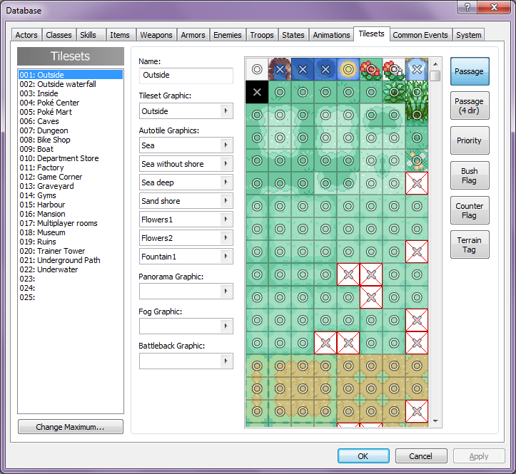 How do I make it so different autotile terrain sets autotile with