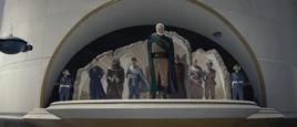 Spectres mural ceremony