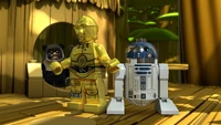 C3PO R2D2 Exit from Endor