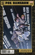 Cubierta variante del 40 aniversario de Star Wars de Chris Samnee
