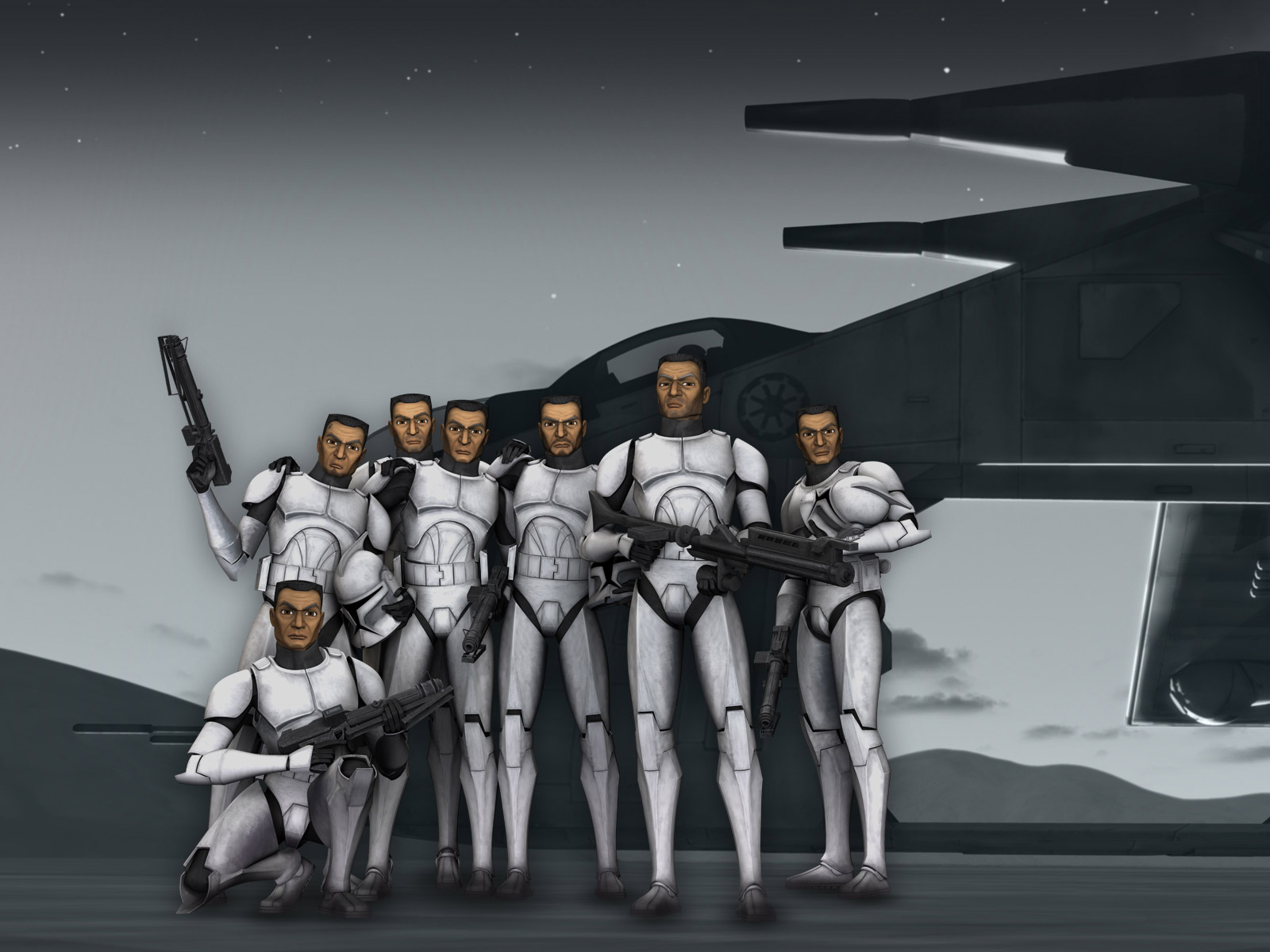 guerra de las galaxias ataque de los clones soldado clon