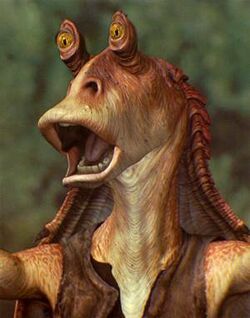 Jar jar asustado