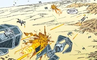  en el desierto de Tatooine.