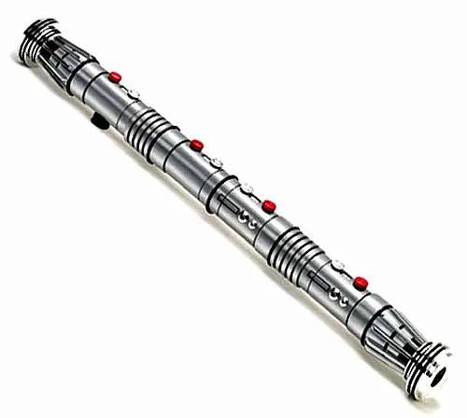 Sable laser de Star Wars, también llamado sable de luz o lightsaber