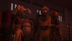 Numa y Gobi se alían con Sabine y Zeb.