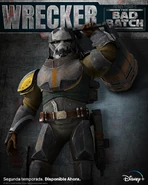 Póster del personaje de Wrecker (Latinoamérica)