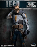 Póster del personaje de Tech