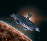 Una  en órbita sobre Coruscant