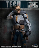 Póster del personaje de Tech (Latinoamérica)