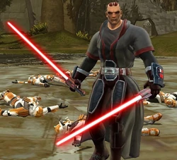 Un Merodeador Sith del Imperio Sith durante la Guerra Fría.