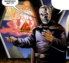 Dooku con el  de Darth Andeddu.