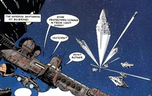 La flota de Thrawn llega a los astilleros para  a las fuerzas de la Nueva República