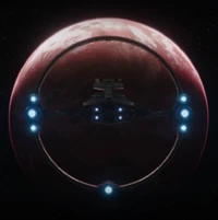 Trayendo a Thrawn y a las Grandes Madres, así como al Destructor Estelar Quimera, el Ojo de Sion acudió a Dathomir tras regresar de otra galaxia.