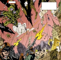 Los planetas del Núcleo como Coruscant fueron los lugares de batallas clave durante la .