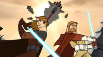 Skywalker y Kenobi contra Bomis Koori IV