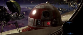 R4-P17 durante la Batalla de Coruscant.